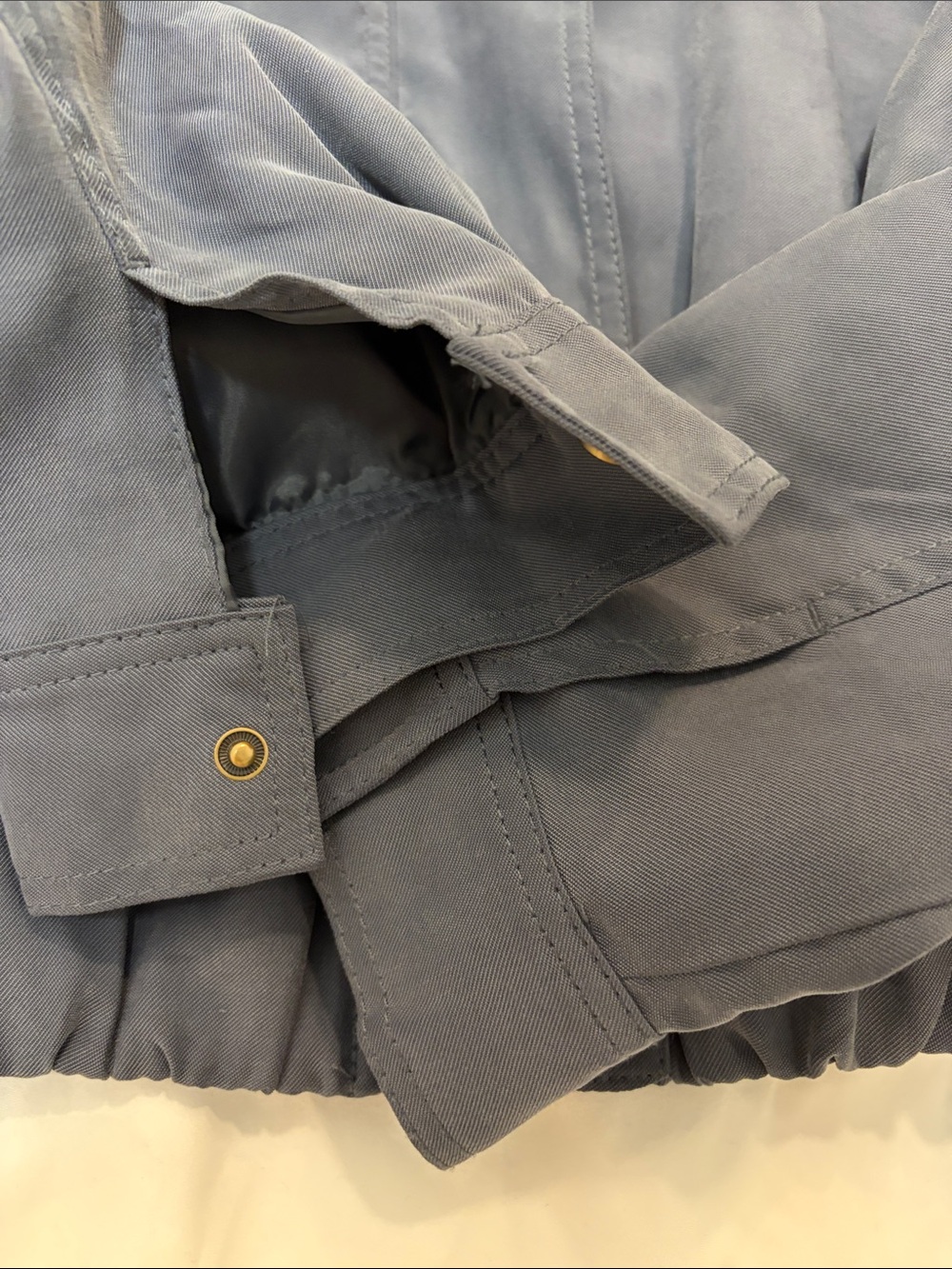Max Studio Slate Gray/Blue Bomber Jacket - Picture 9 of 9